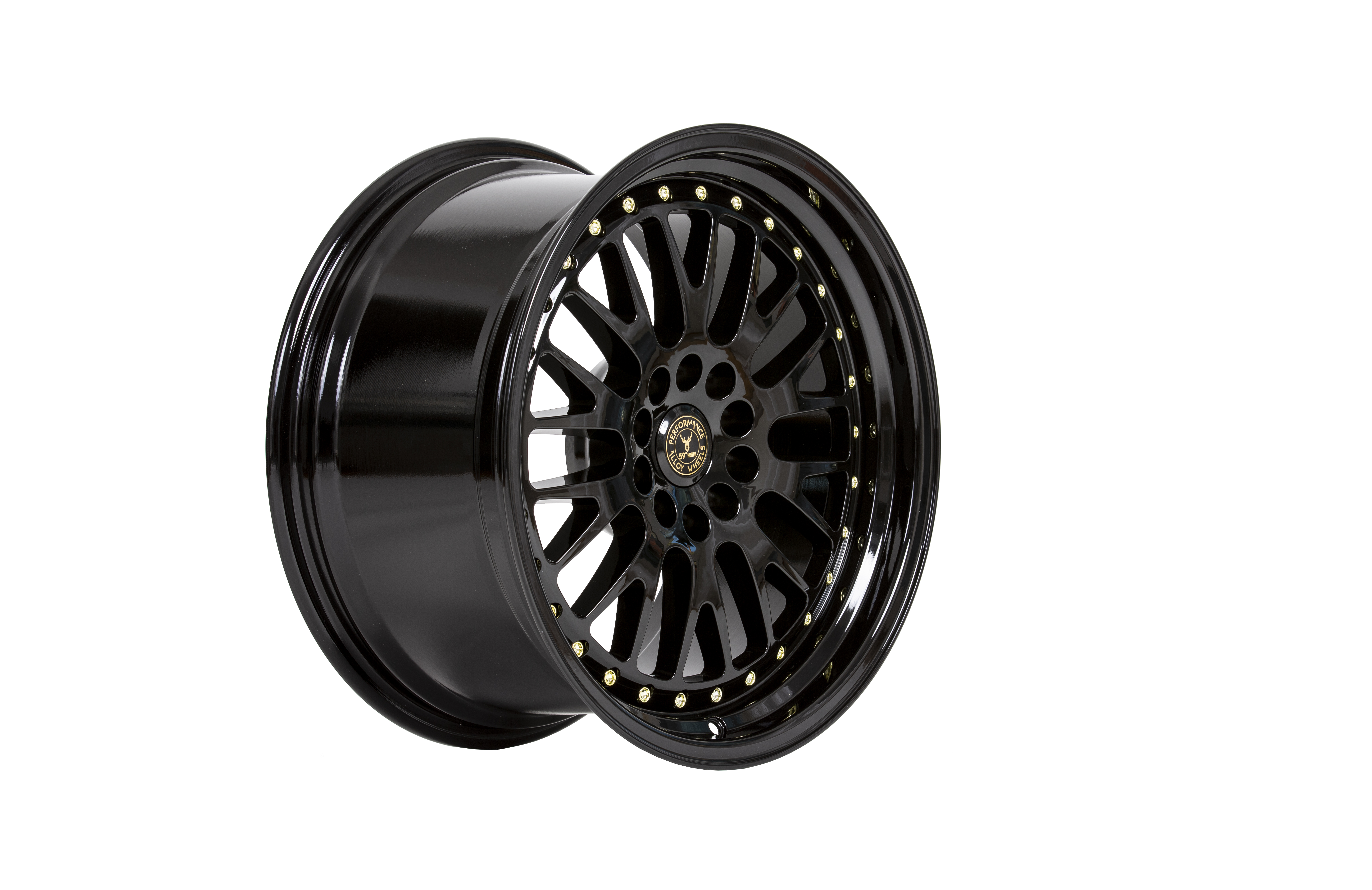 59°North Wheels D-003 9,5x18" ET20 5x114/5x120 Glossblack - 3