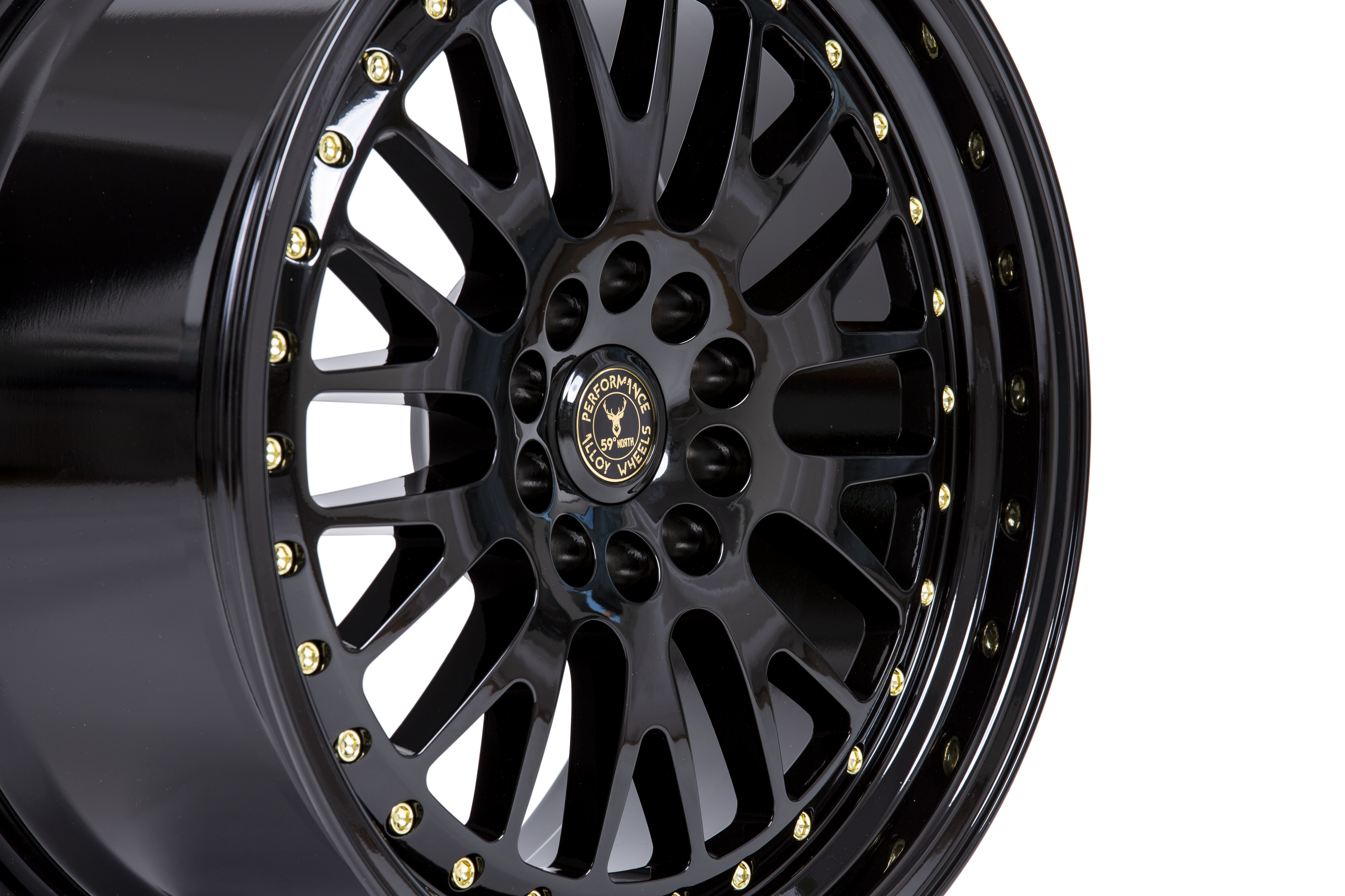 59°North Wheels D-003 8,5x18" ET35 5x114/5x120 Glossblack - 4