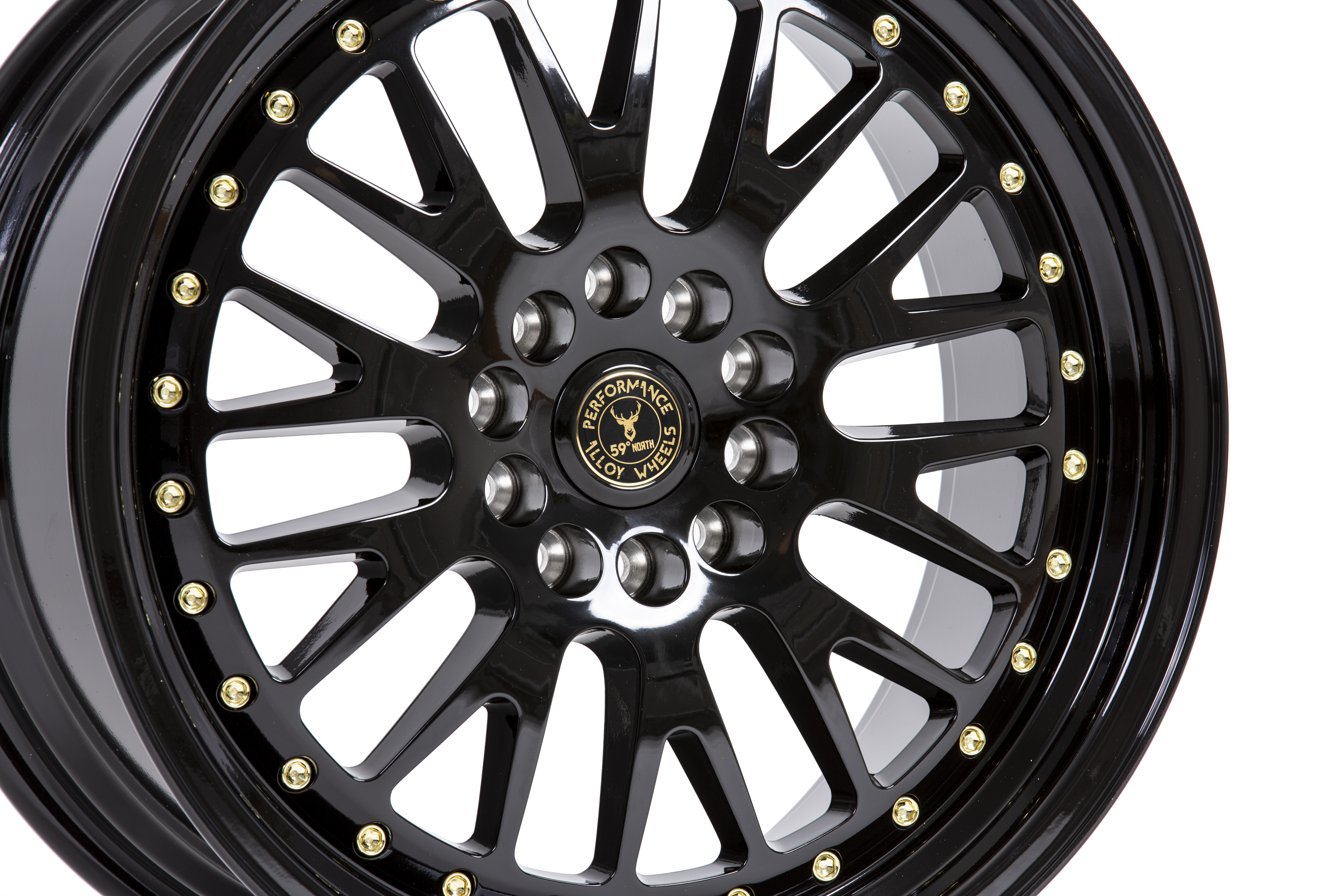 59°North Wheels D-003 8,5x18" ET35 5x114/5x120 Glossblack - 2