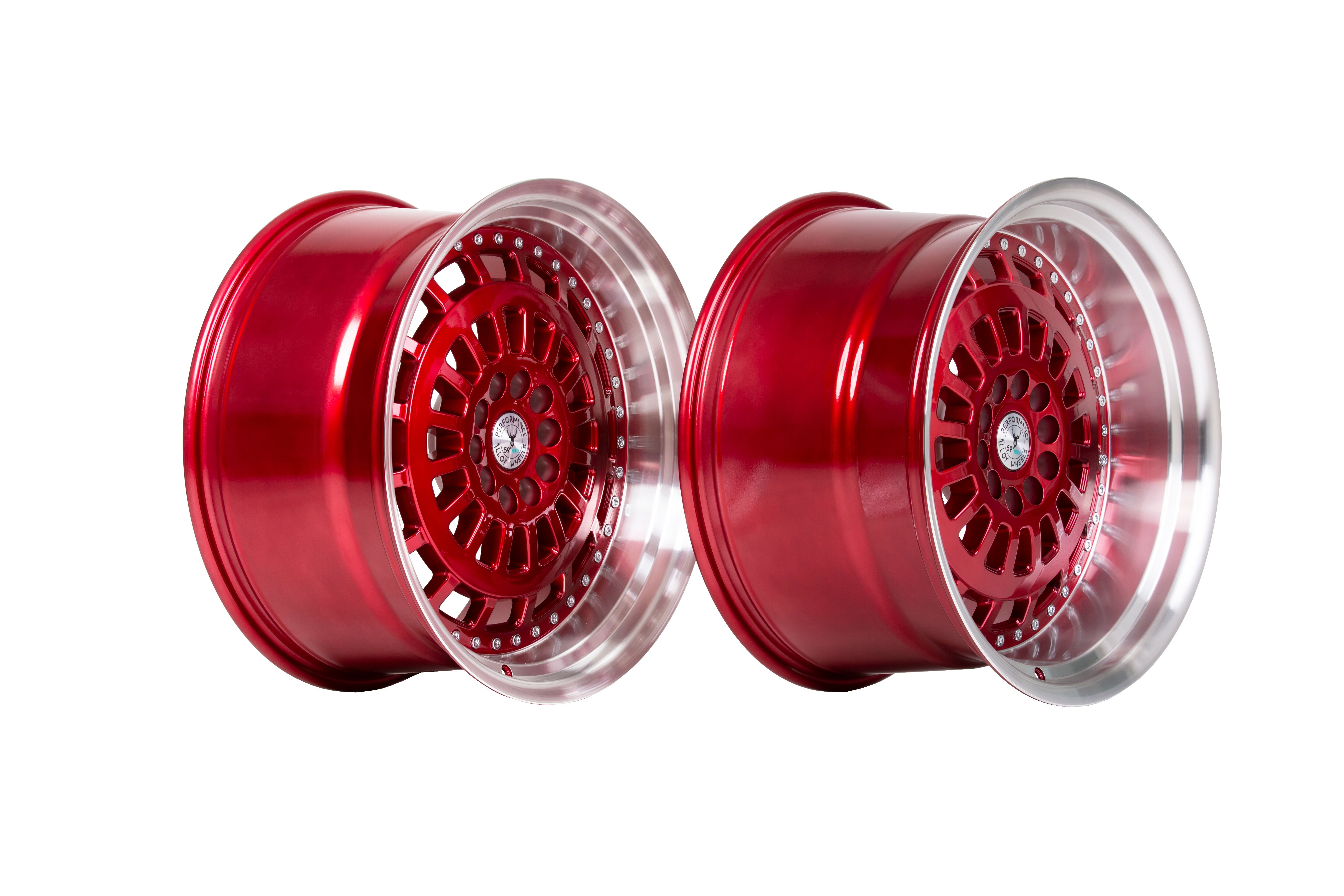 59°North Wheels D-007 9,5x18" ET20 5x114,3/5x120 Candyred/polished - 4