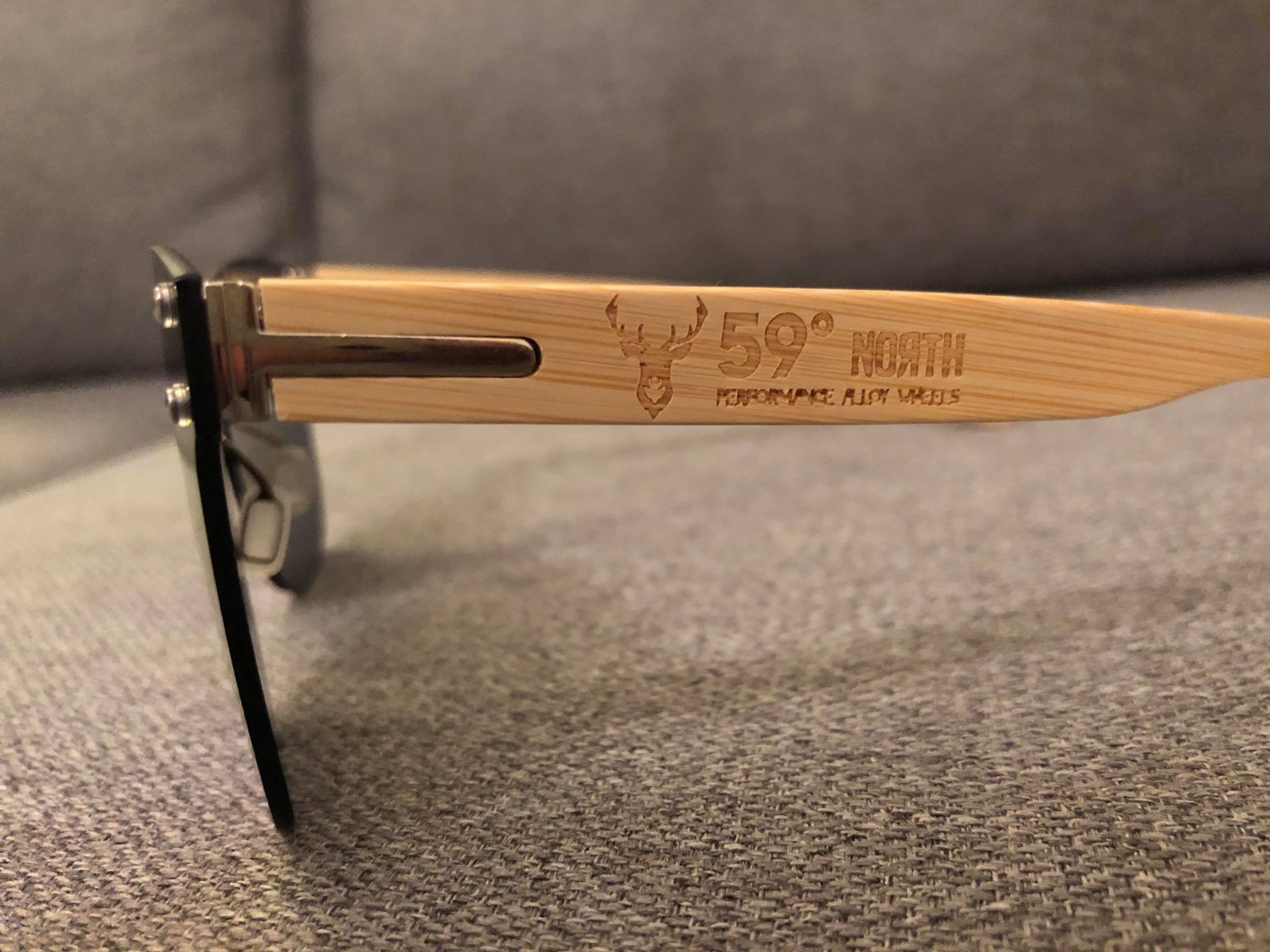 59°North Wheels frameless solglasögon roséguld/korall - 5