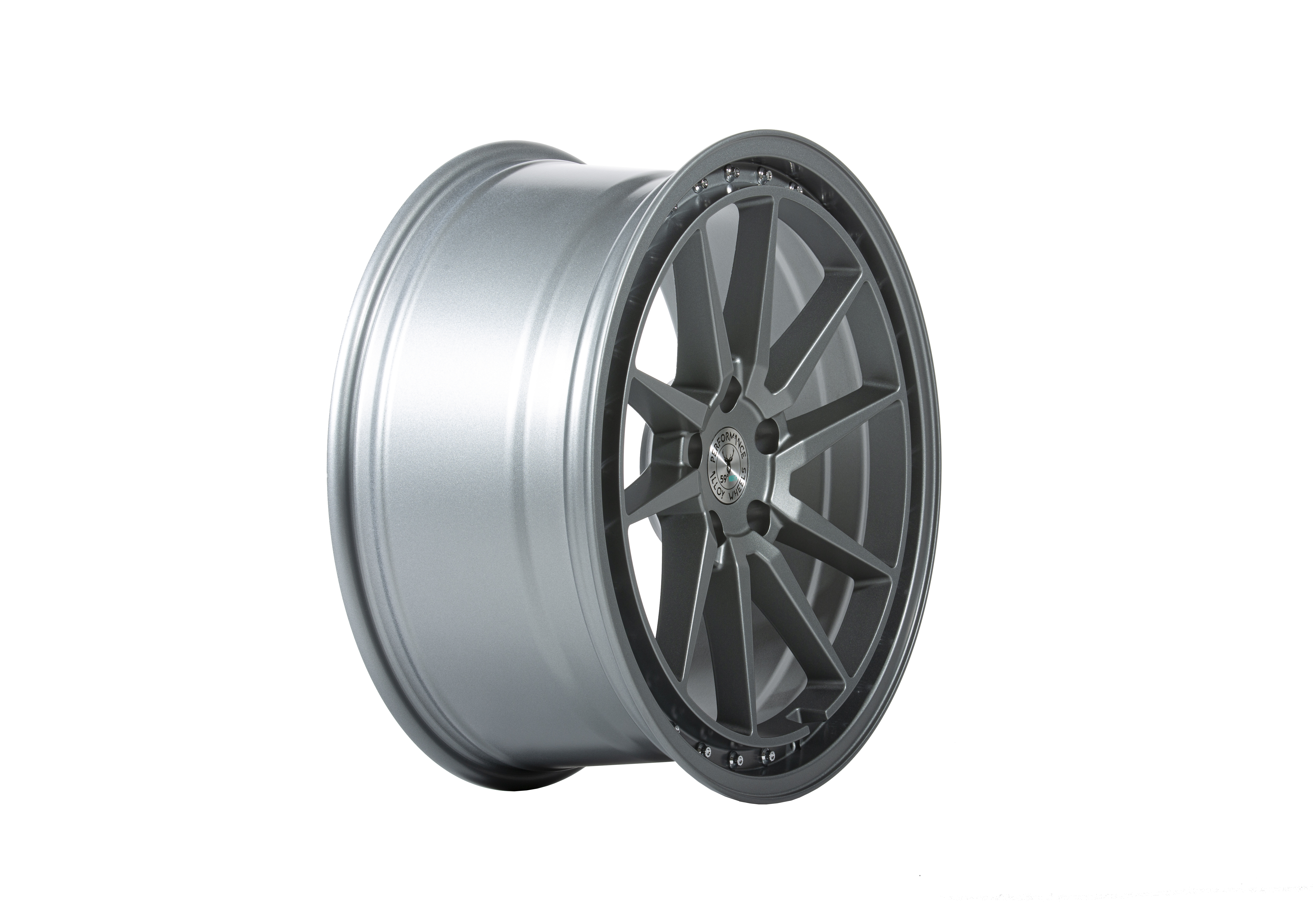 59°North Wheels S-001 8,5x19" ET38 5x108 full Matte gunmetal - 4
