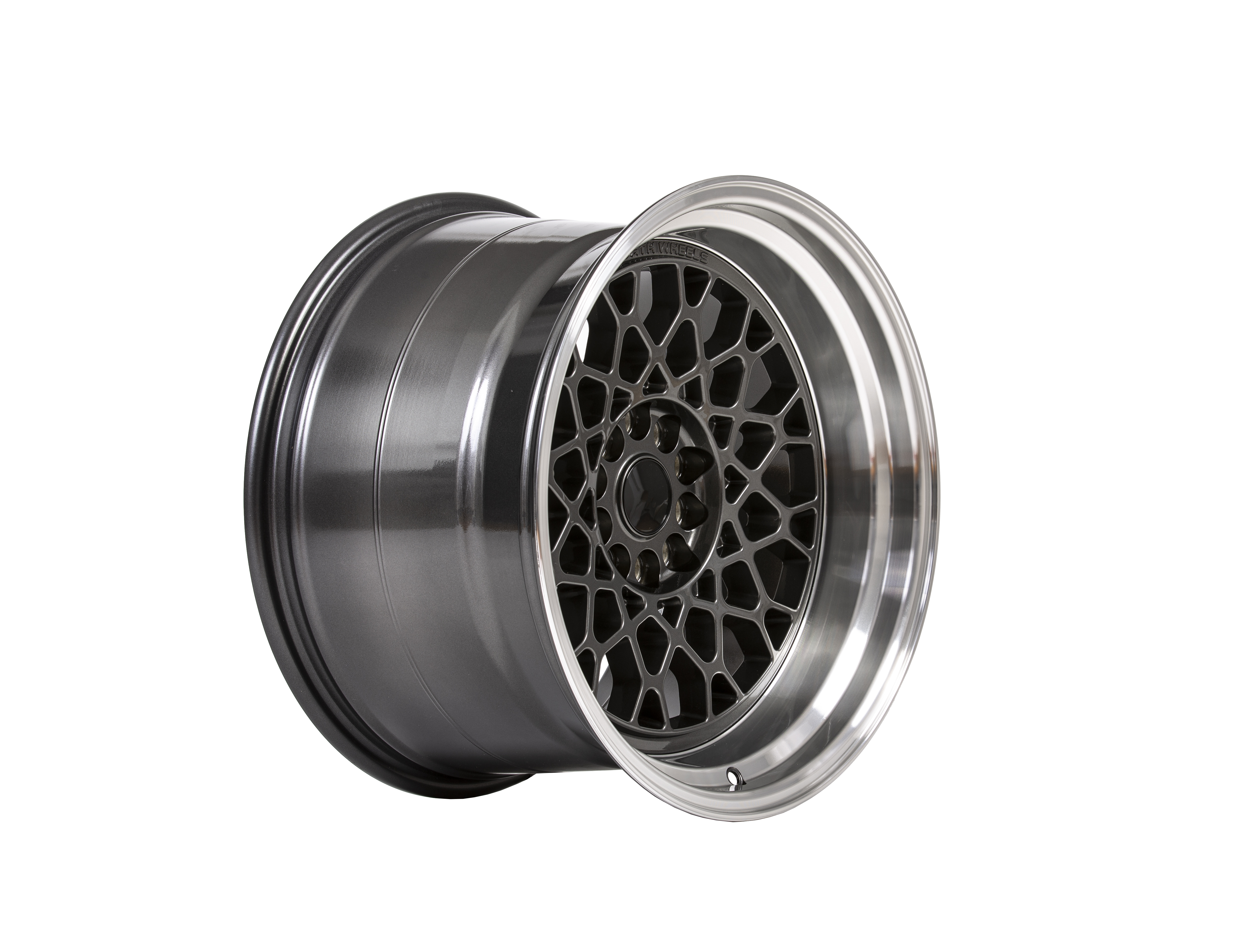 59°North Wheels D-008 11x18" ET8 5x100/5x108 Gunmetal/frontpolerad kant - 3