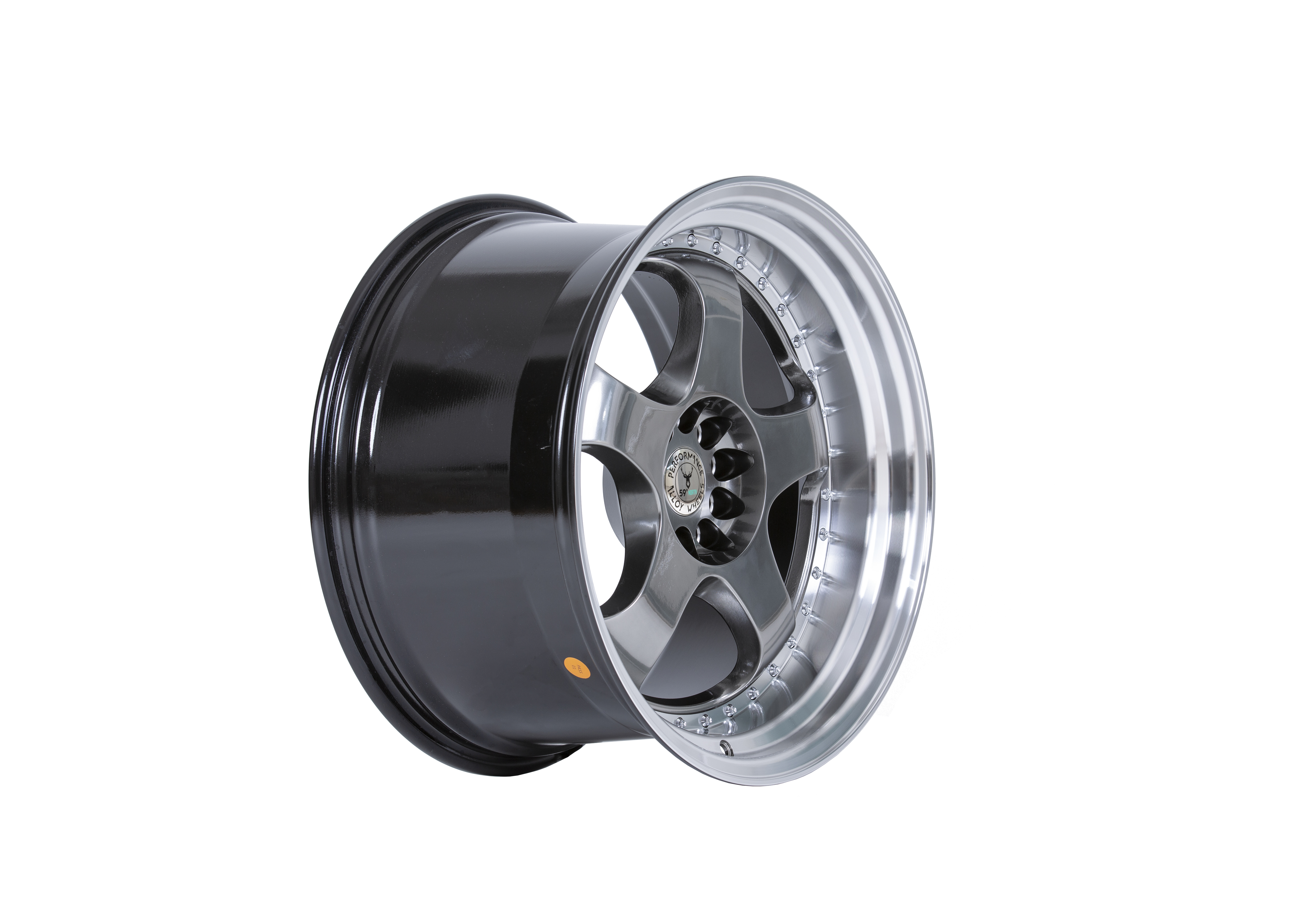 59°North Wheels D-002 10,5x19" ET22 5x108/112 Hyperblack/polerad kant