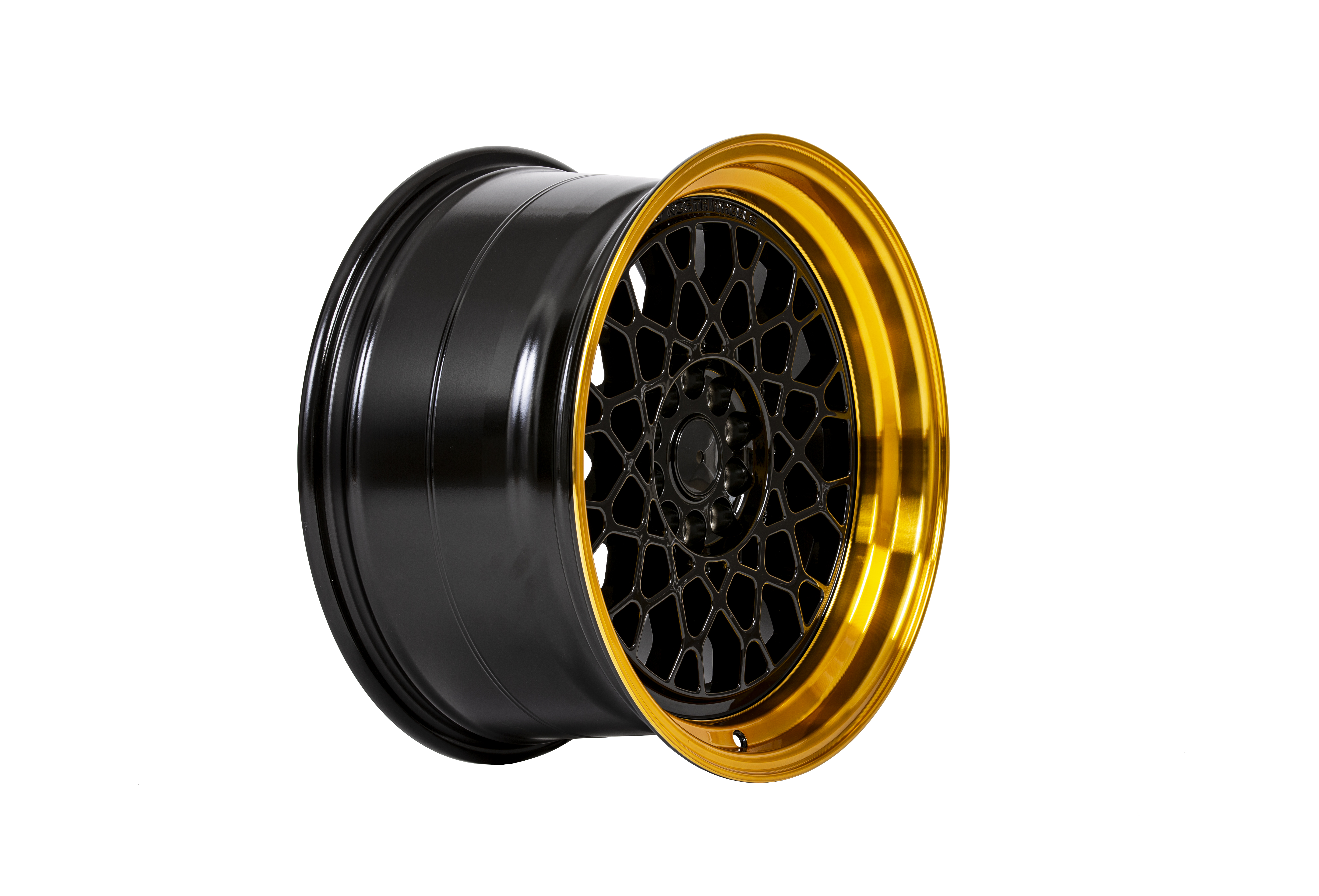59°North Wheels D-008 9,5x18" ET22 5x114,3/5x120 blanksvart/hypergold kant