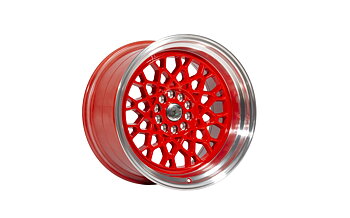 59°North Wheels D-008 11x18" ET8 5x114,3/5x120 röd/polerad kant