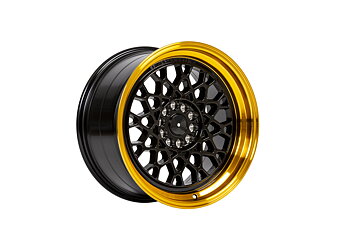 59°North Wheels D-008 8,5x18" ET35 5x114,3/5x120 blanksvart/hypergold kant