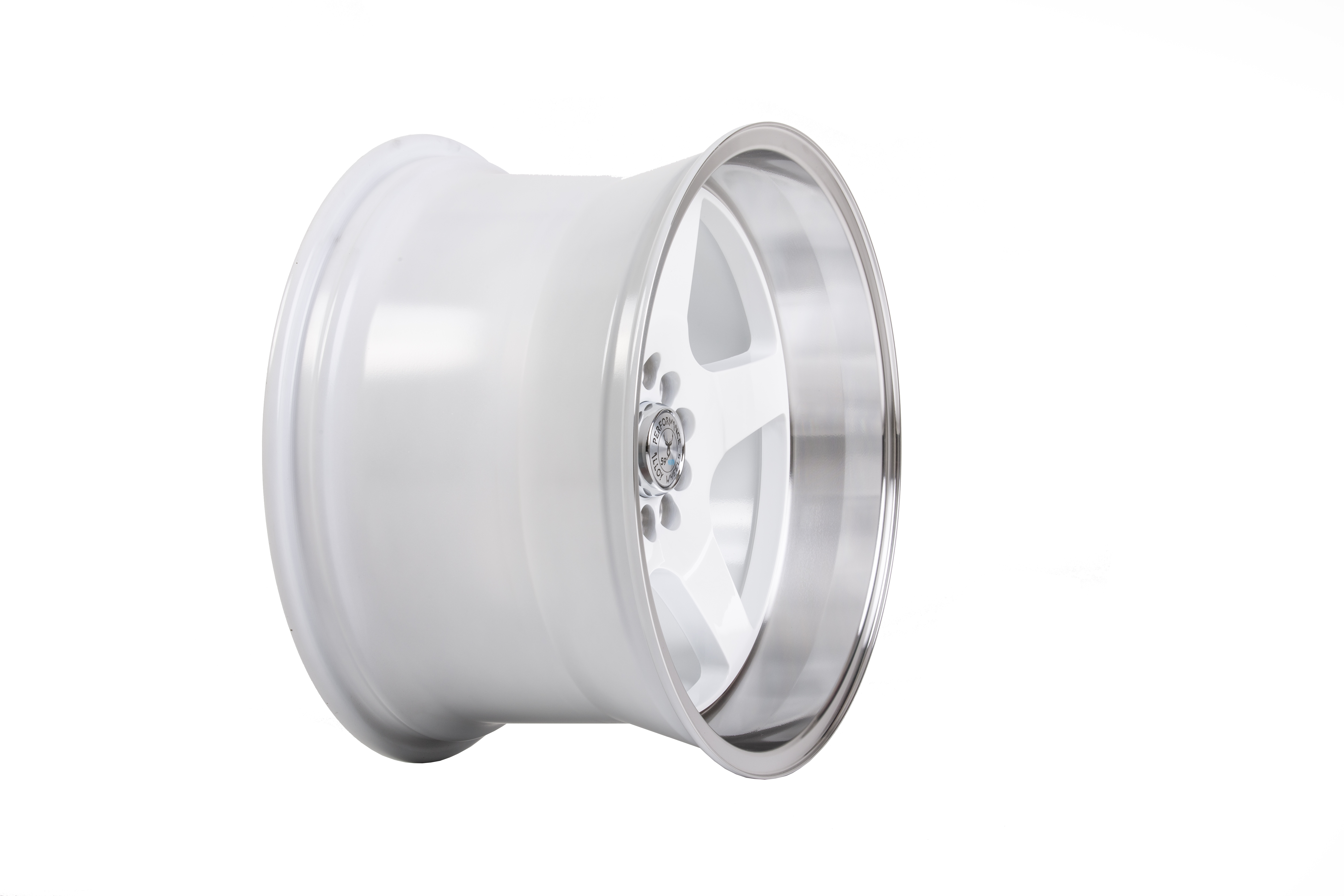59°North Wheels D-004 10,5x18" ET25 5x114/5x120 white/polished lip - 3