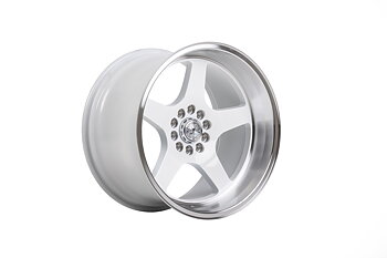 59°North Wheels D-004 10,5x18" ET25 5x114/5x120 white/polished lip