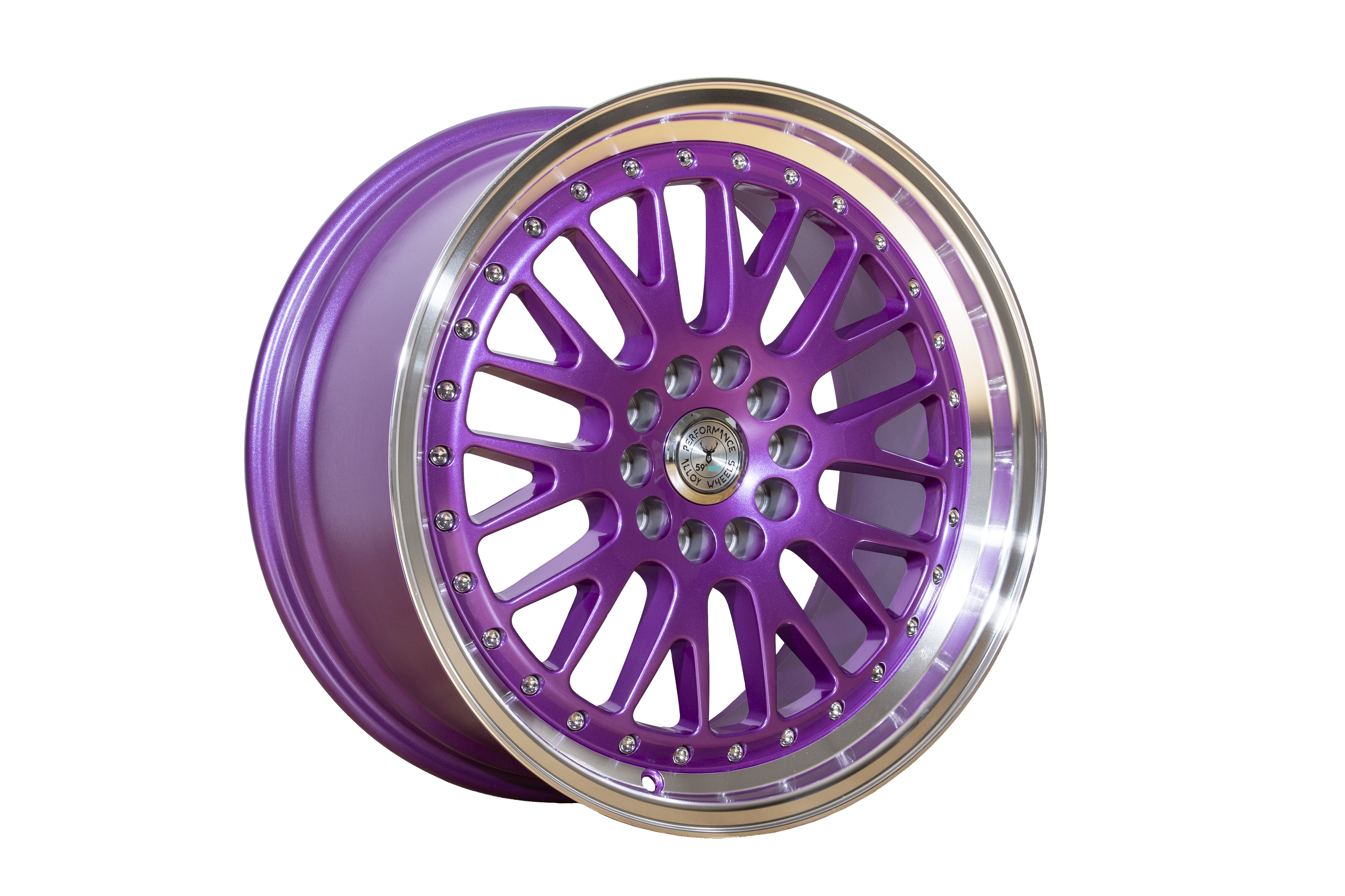59°North Wheels D-003 8,5x18" ET35 5x114/5x120 Candy Purple/polished