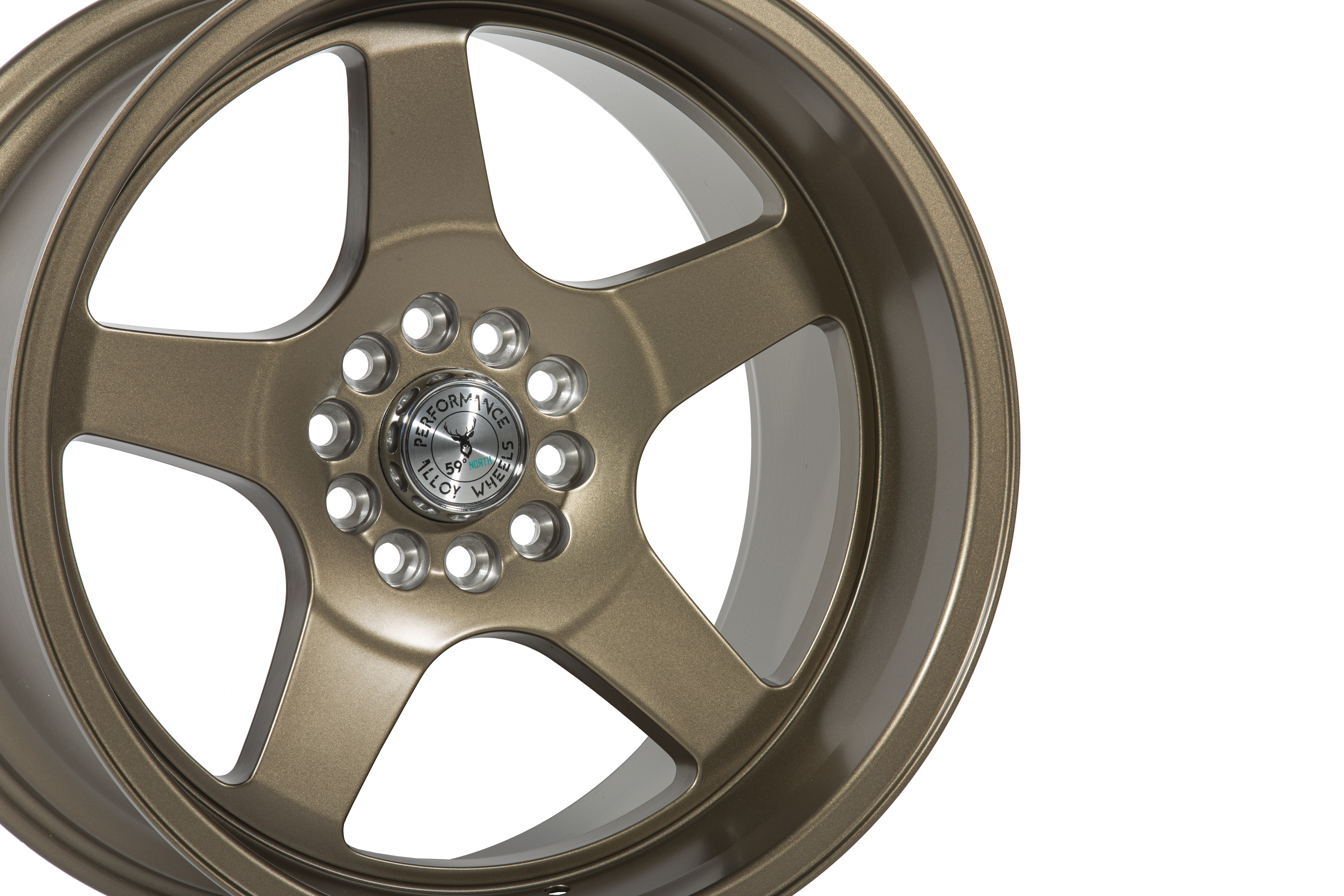 59°North Wheels D-004 10,5x18" ET25 5x114,3/5x120  Mattebronze - 2
