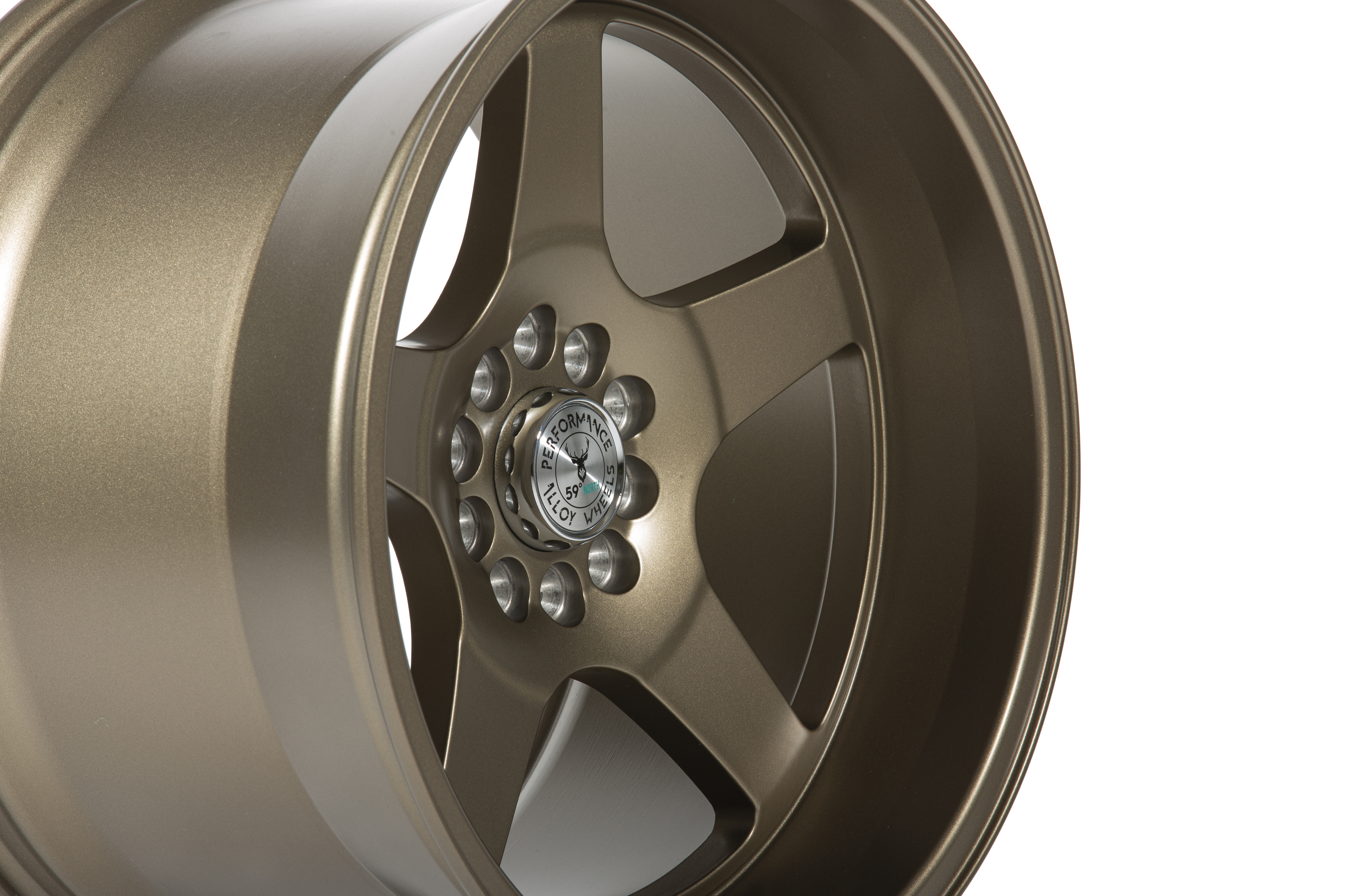 59°North Wheels D-004 10,5x18" ET25 5x114,3/5x120  Mattebronze - 4