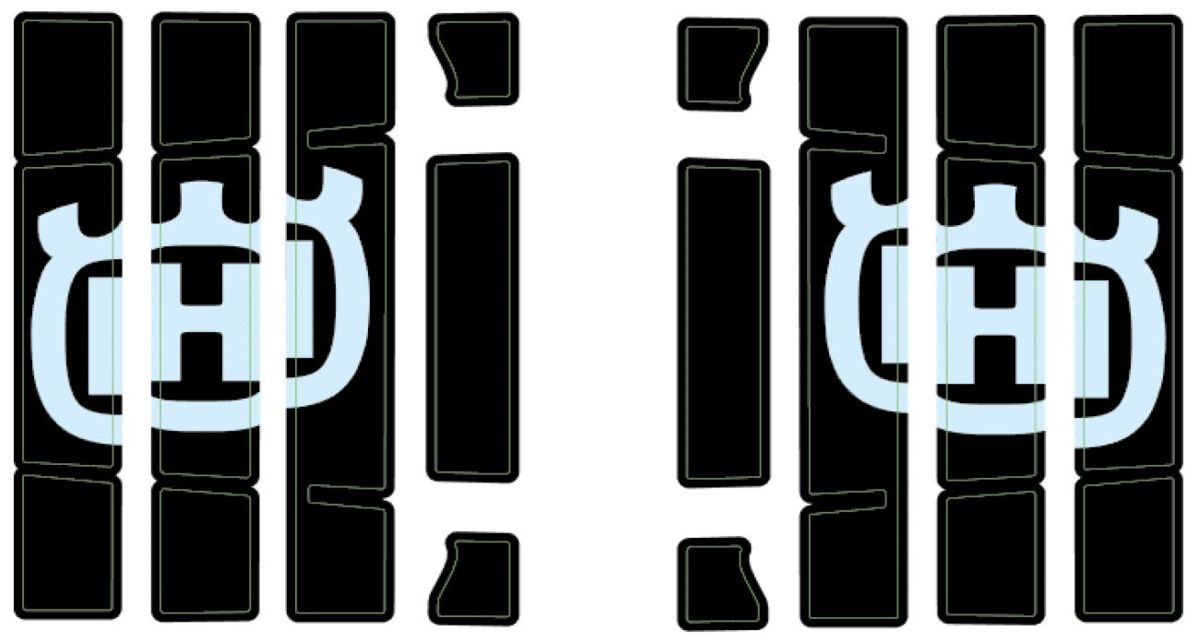 Radiator Protection Sticker Kit