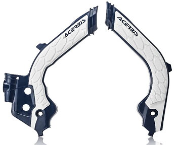 Acerbis X-Grip Ramskydd Blue/White
