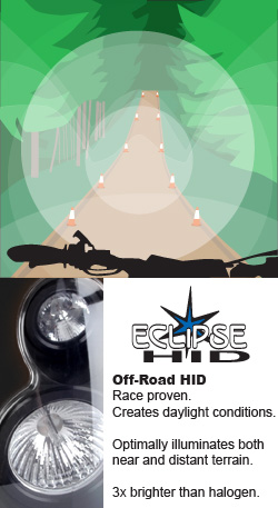 X2 Universal Eclipse HID, Svart