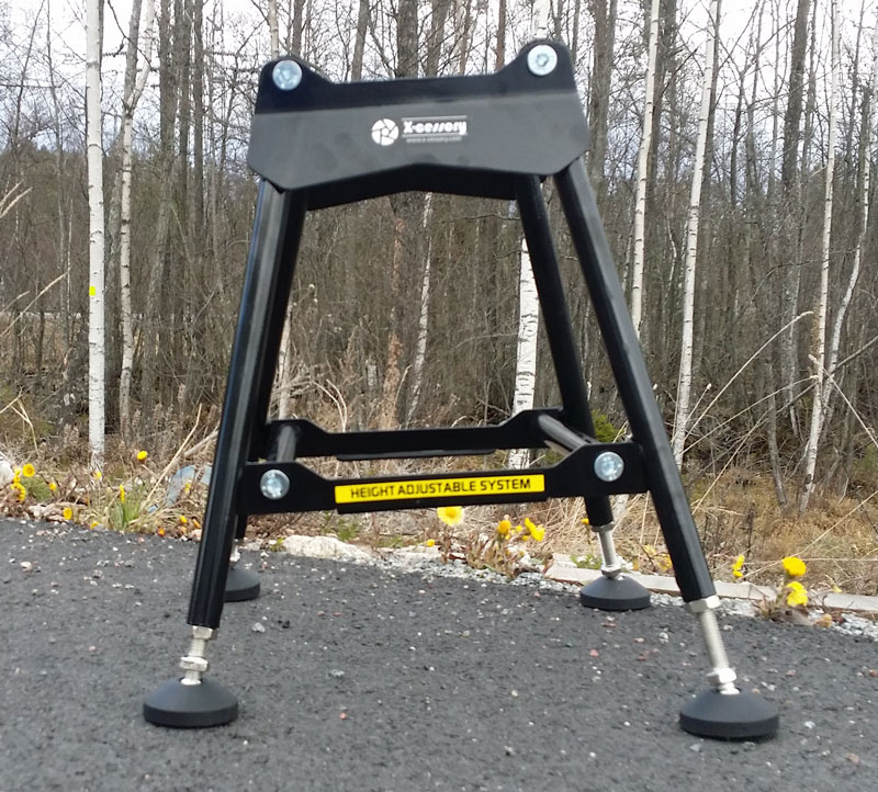 XC Fit Stand Justerbart stöd, Svart - 2