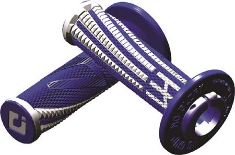 ODI Emig Racing Grips Pro V2 Blue/White