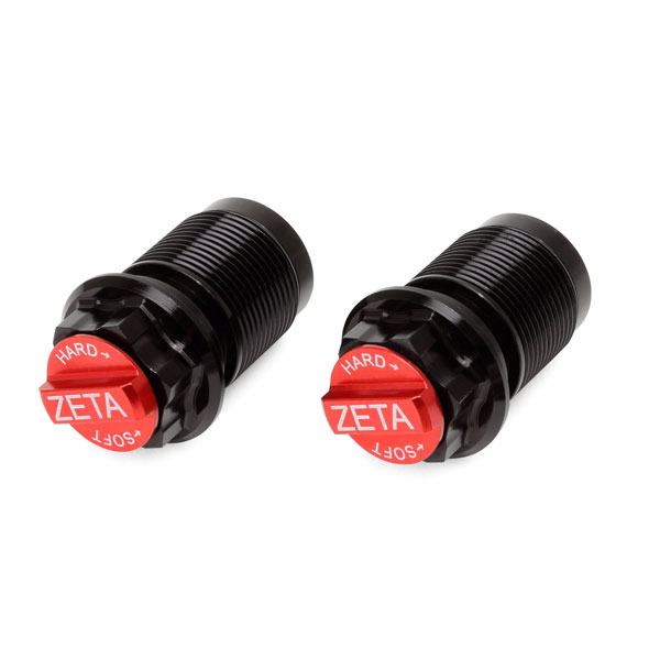Zeta FF Bottom Adjuster KYB AOS Black/Red 2pcs