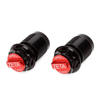 Zeta FF Bottom Adjuster KYB AOS Black/Red 2pcs