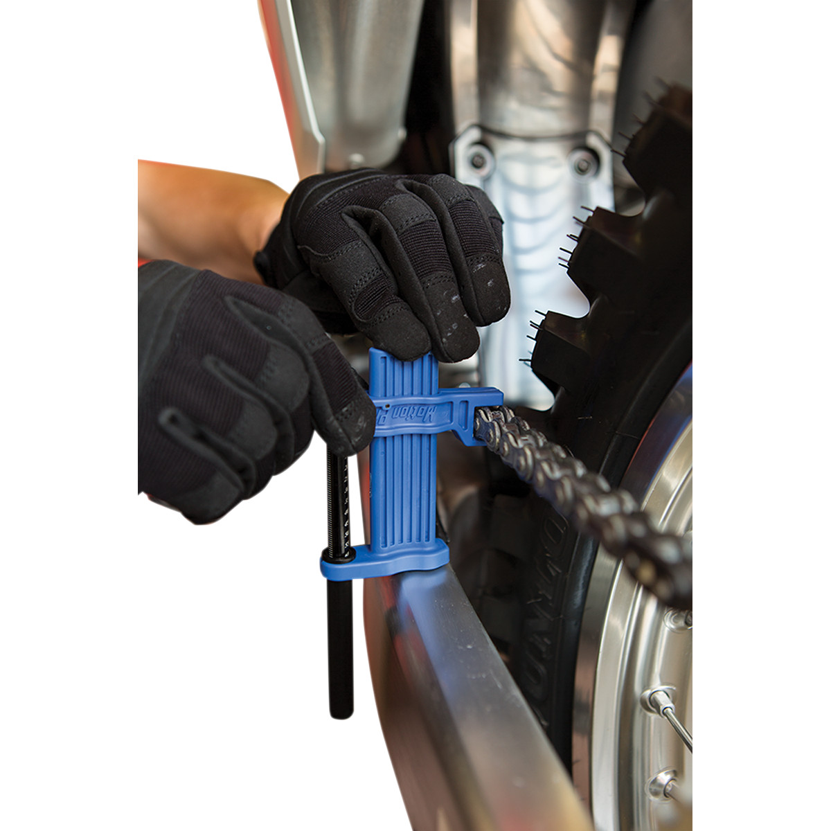 Motion Pro Chain Slack Setter Lightweight Aluminum-Nylon - 2