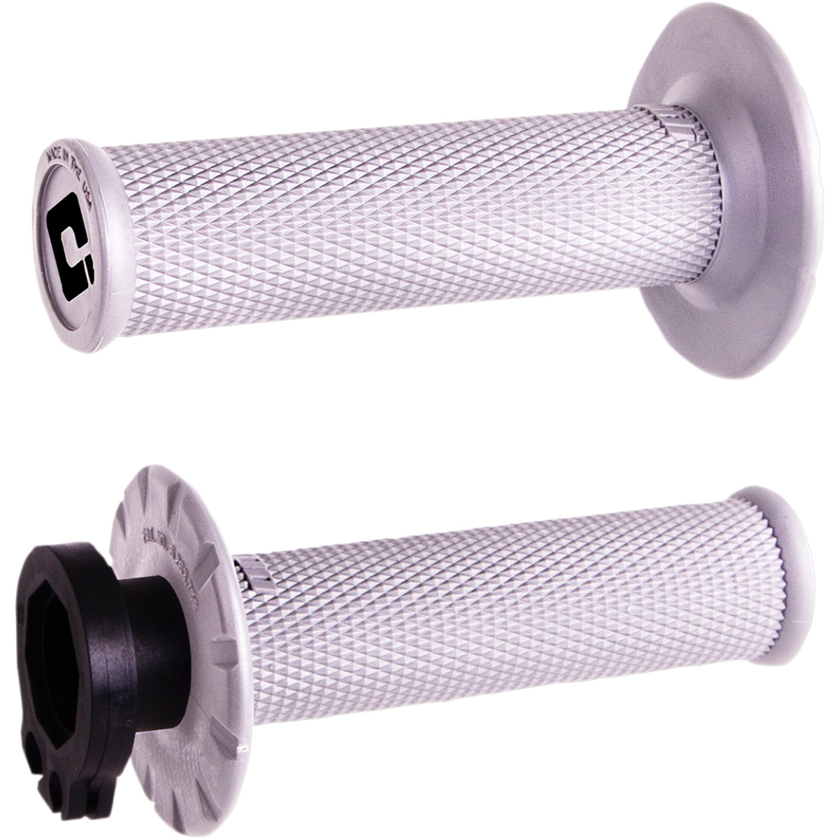 ODI V2 MX Lock-On No-Waffle Grip White