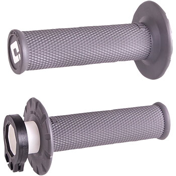ODI V2 MX Lock-On No-Waffle Grip Grey