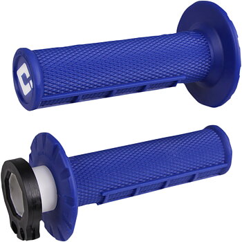 ODI V2 MX Lock-On Half-Waffle Blue