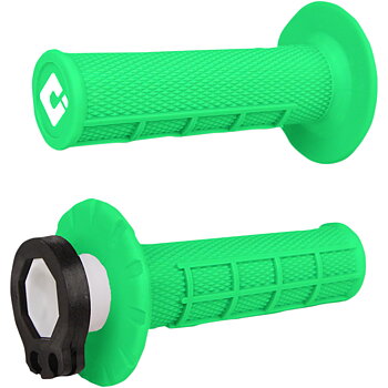 ODI V2 MX Lock-On Half-Waffle Flo Green