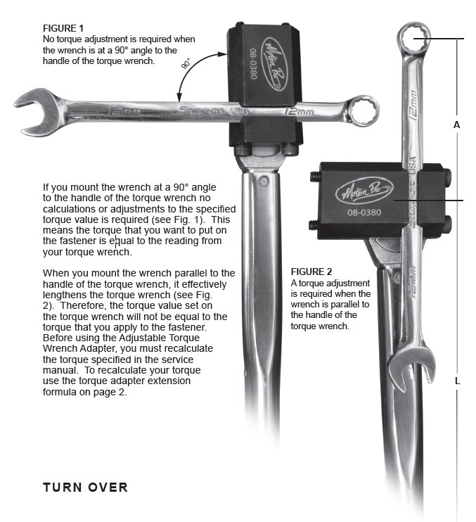 Motion Pro Adjustable Torque Wrench Adapter - 4
