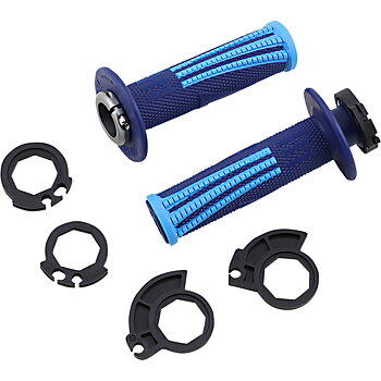 ODI Emig Racing Grips Pro V2  Light Blue/Blue