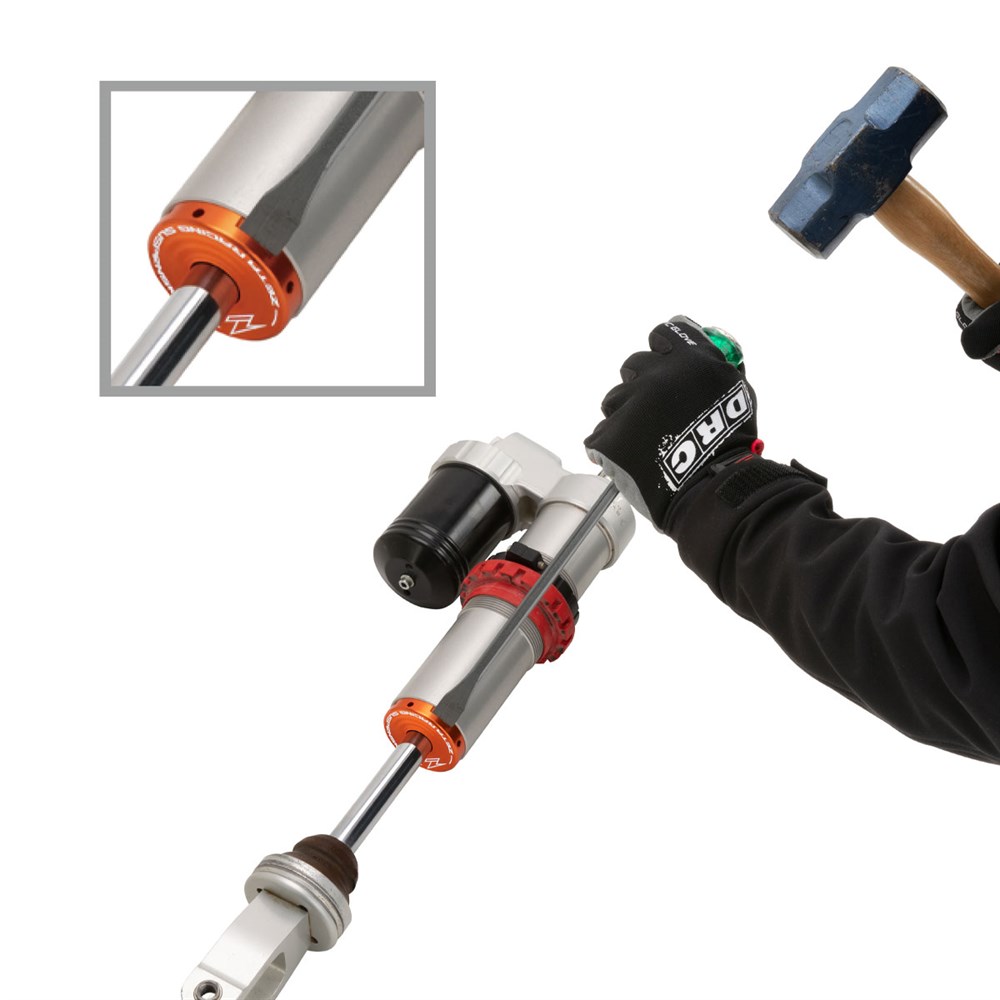 Zeta R-Shock End Cap WP 50mm Orange - 2