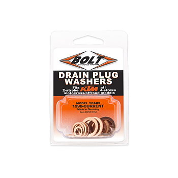 Copper Drain Plug Washers - KTM