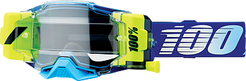 100% Crossglasögon Armega Forecast Roll-Off Yellow/Blue