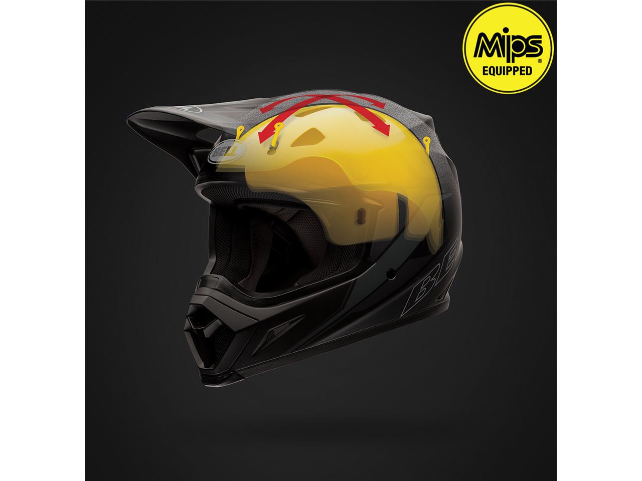 Bell MX-9 Mips Crosshjälm Matte Black - 6