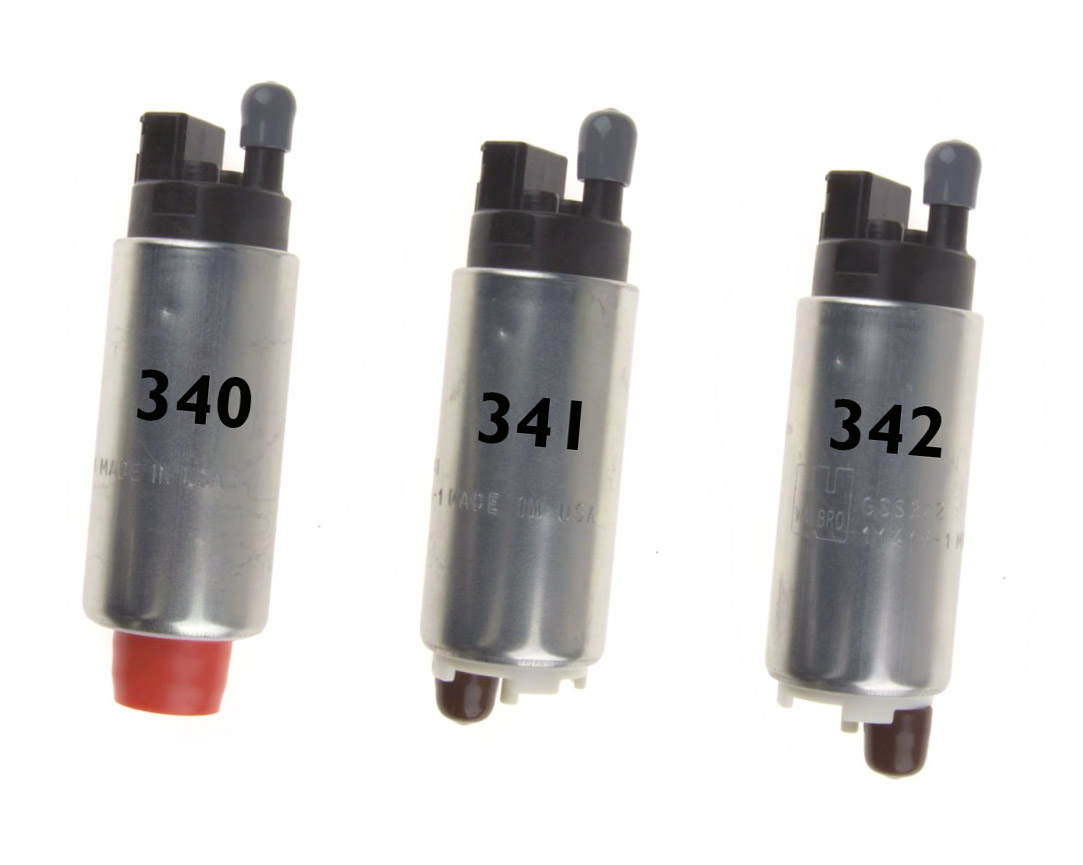 Walbro GSS 340/341/342 Intank 255L/H bränslepump EMS