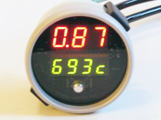 Broadband lambda + EGT meter VEMS RoundV2 with PWM outputs - 2