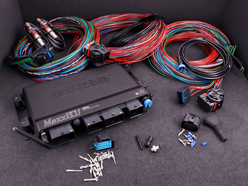 MaxxECU Pro Premium engine control package up to 16 cylinders with all the extras!