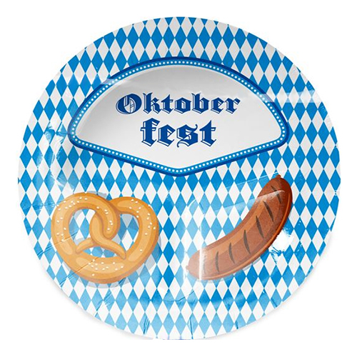 Tallrikar Oktoberfest, 23 cm