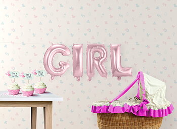 Rosa Ballonger Girl, 36 cm