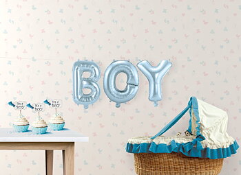 Babyshower Ballonger Boy, 36 cm