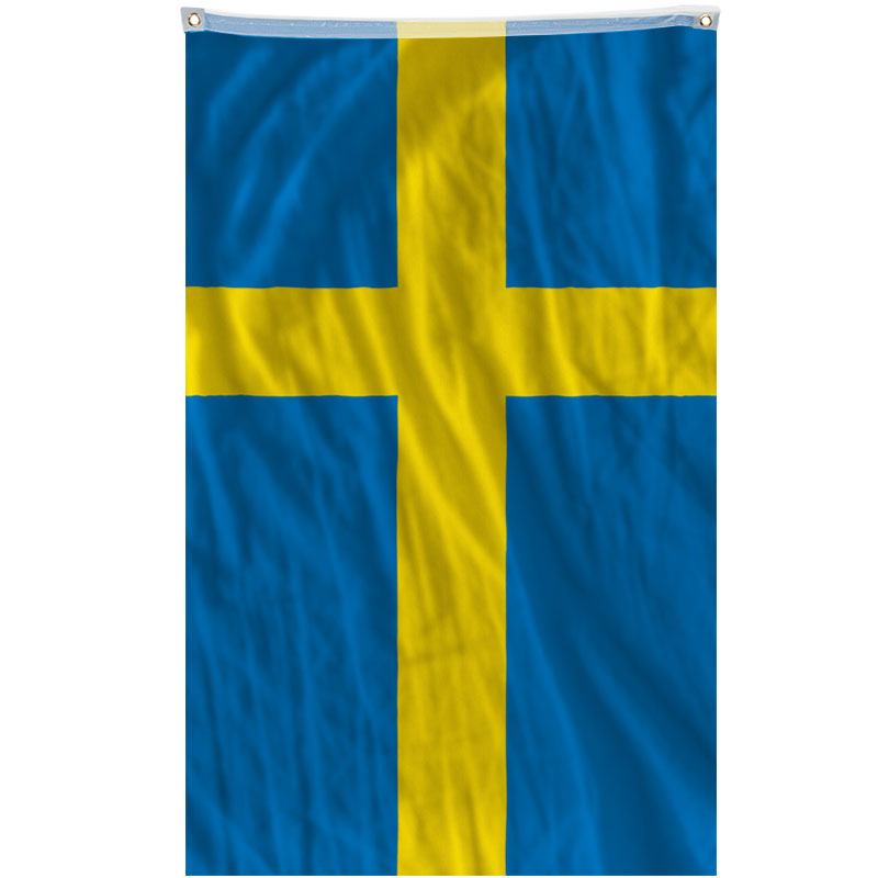 Sverigeflag i stof (150 x 90 cm) - 2
