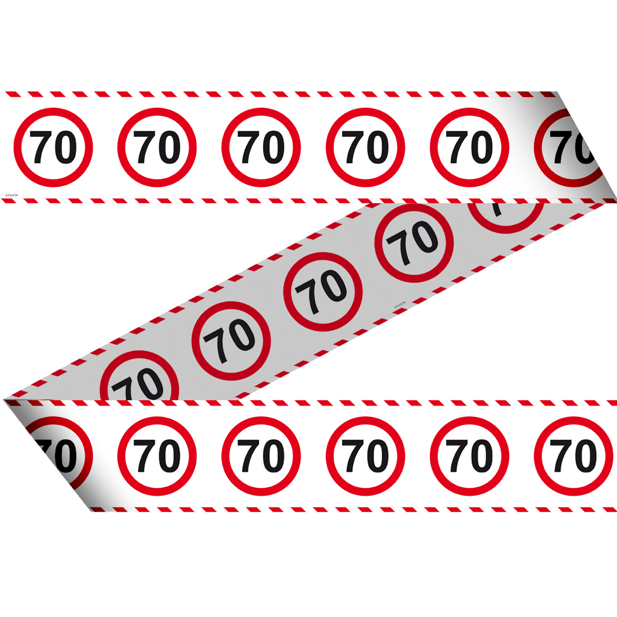 Bursdagsteip for 30, 40, 50, 60 og 70 år!  - 3