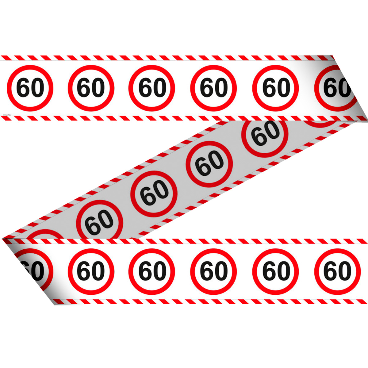 Bursdagsteip for 30, 40, 50, 60 og 70 år!  - 2