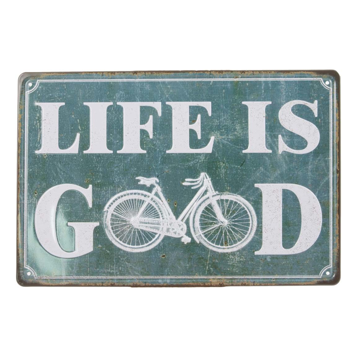 Metal sign CYCLE, Life is Good, 30x20 cm