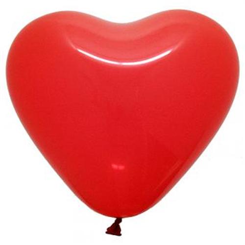 Heart Balloons Red (12 pack) 