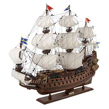 Skipsmodell - Regalskeppet Vasa, 87 cm