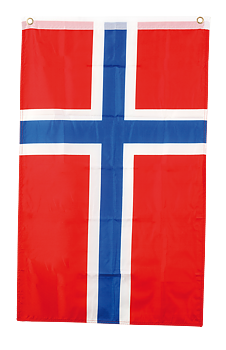 Norsk flagga (60 x 90 cm)