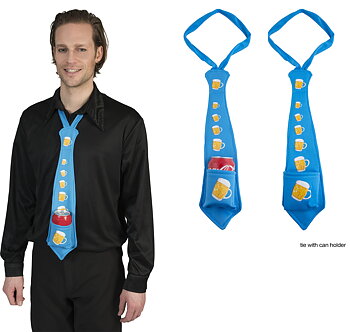 Neck-Tie with can holder