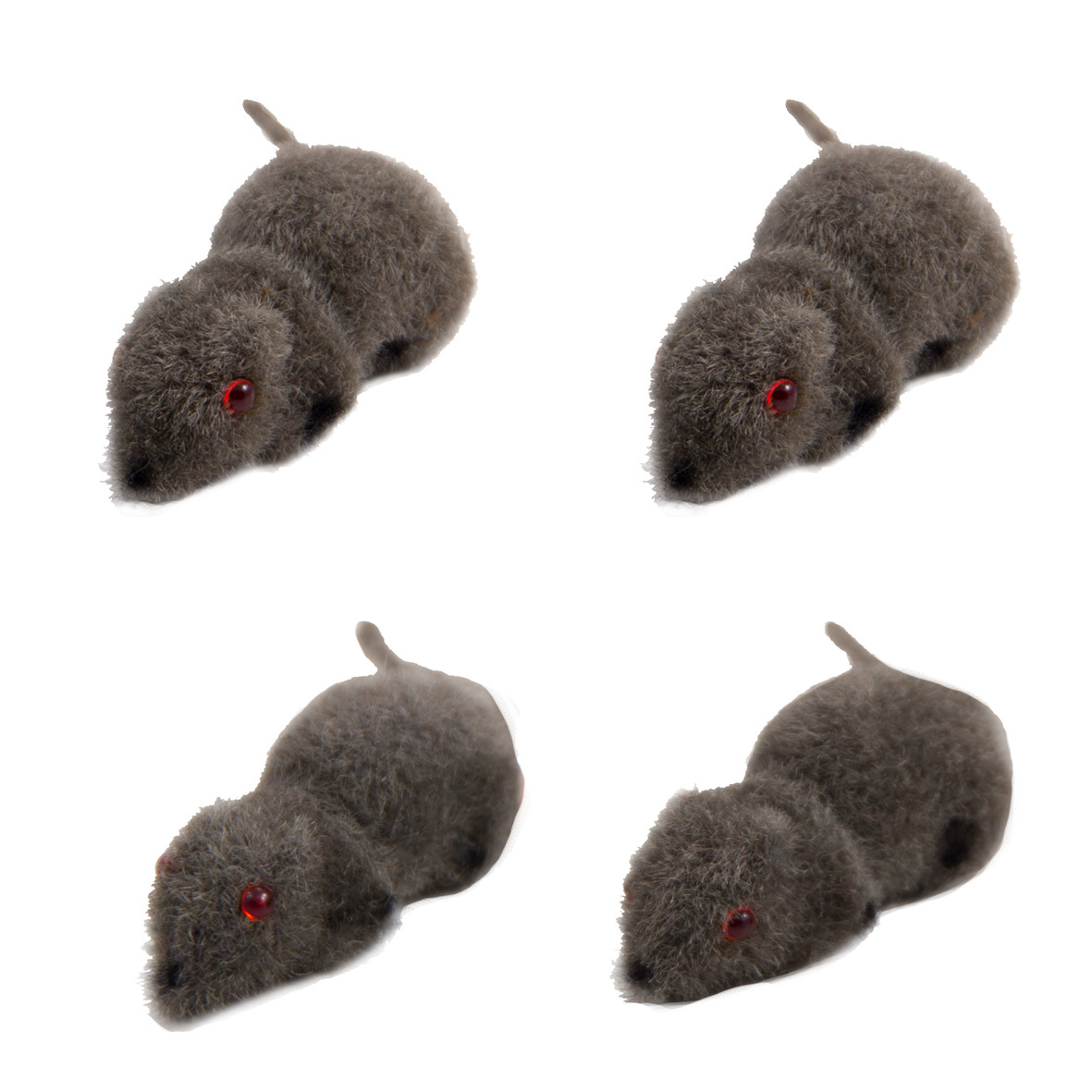 Mouse grey, 5cm (4 pcs)