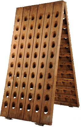 Pupitre 120 Wine Rack, 120 bottles, Light Oak